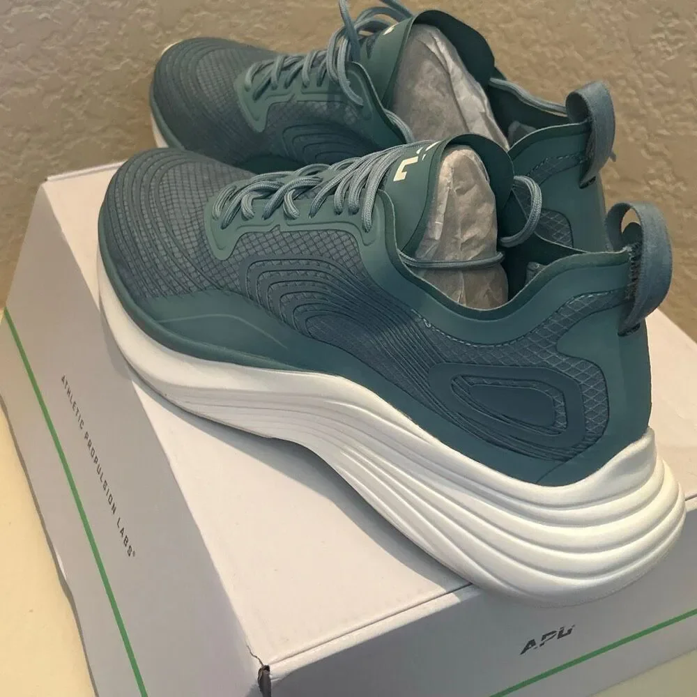 APL Men's 10 Streamline Running Shoes Seaside Teal White Athletic Sneaker NWT